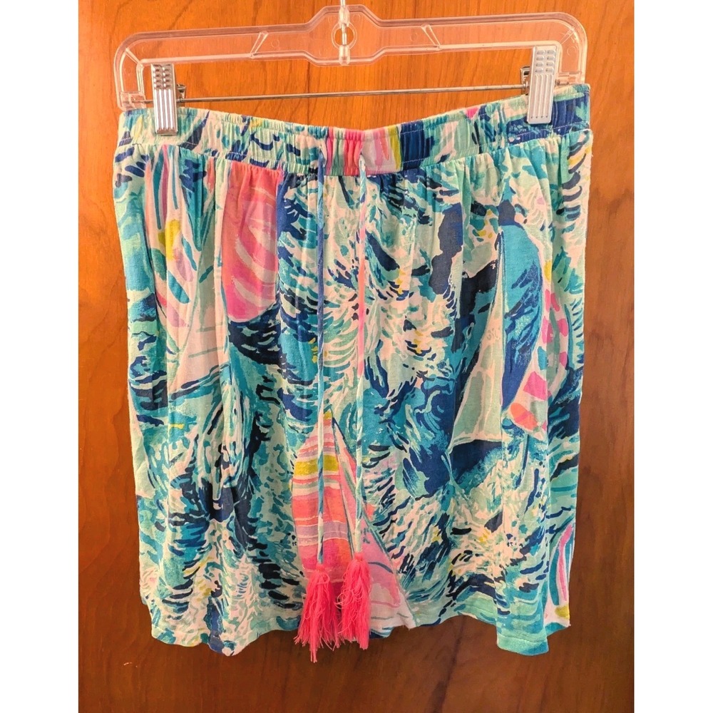 Lilly Pulitzer Women's Colorful Palma Tube Top Size Small "Hay Bay Bay" Print